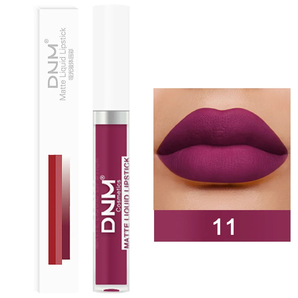 💄 18 Colors Matte Velvet Lip Glaze – Waterproof, Long-Lasting Lip Color