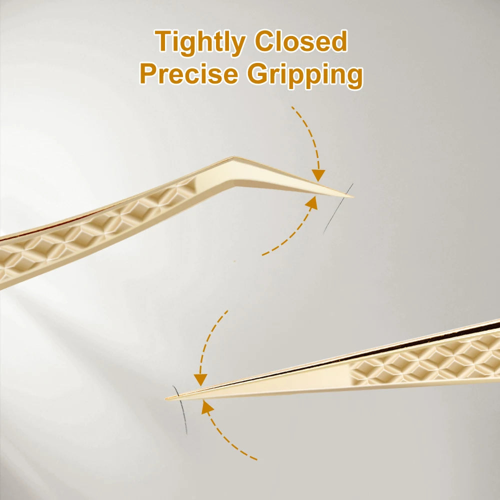 Lashtalk Precision Fiber Tip Tweezer – Diamond Grip, Flawless Lash Control