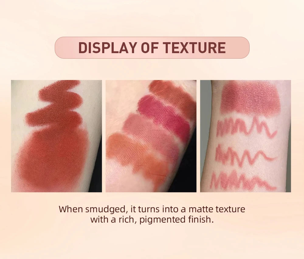 :  💋 QIBEST 2pcs Lipstick & Lipliner Pen Set – Matte Nude Waterproof Duo