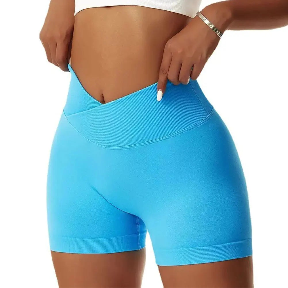 High-Waisted Workout Shorts for Women – Tummy Control
