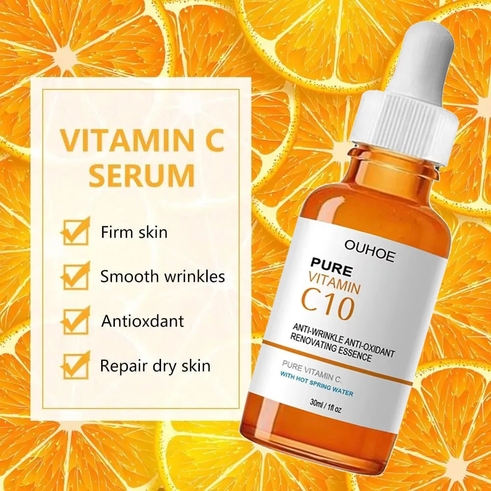 🍊 Vitamin C Wrinkle Remover Face Serum – Lifting, Firming & Brightening