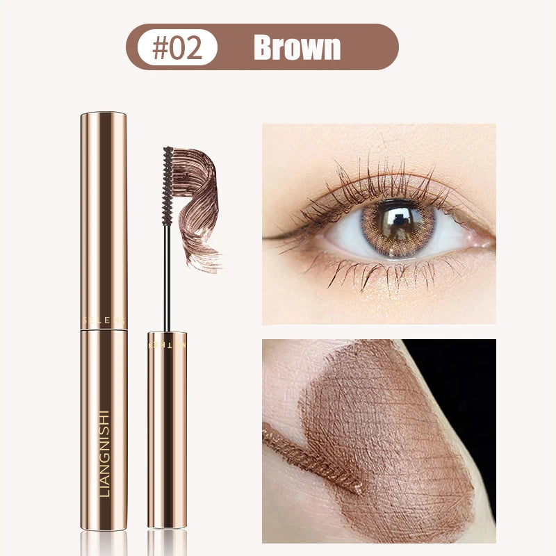 💫 Silk Fiber Matte Mascara – Ultra-Fine Brush Lengthening & Curling
