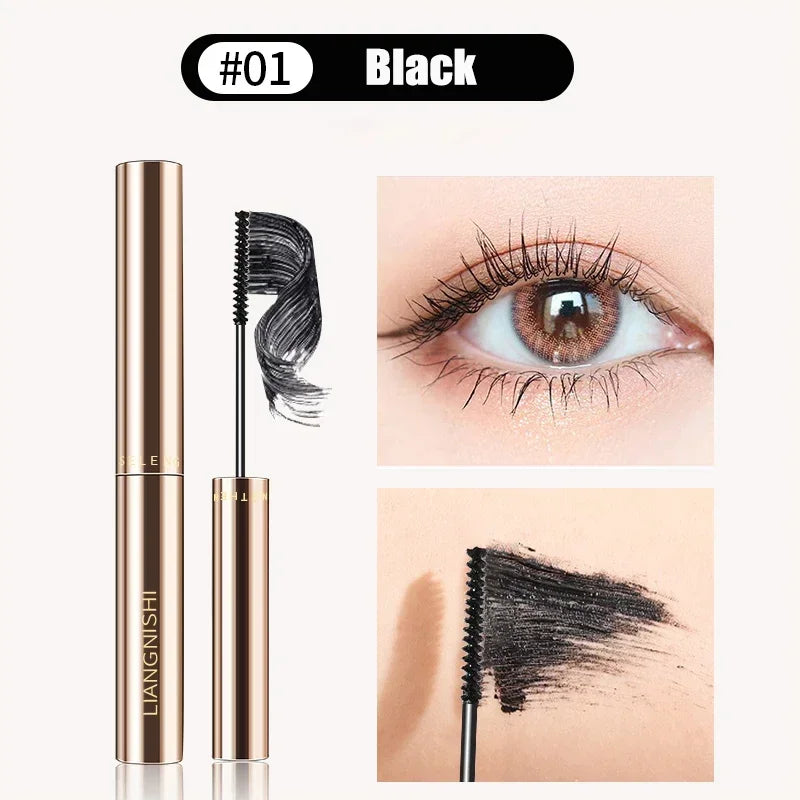 💫 Silk Fiber Matte Mascara – Ultra-Fine Brush Lengthening & Curling
