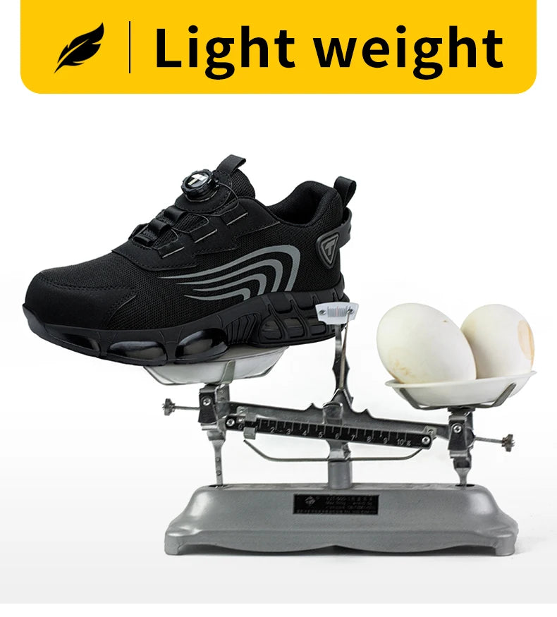 👟 Rotary Button Safety Shoes – Fashion Meets Protection