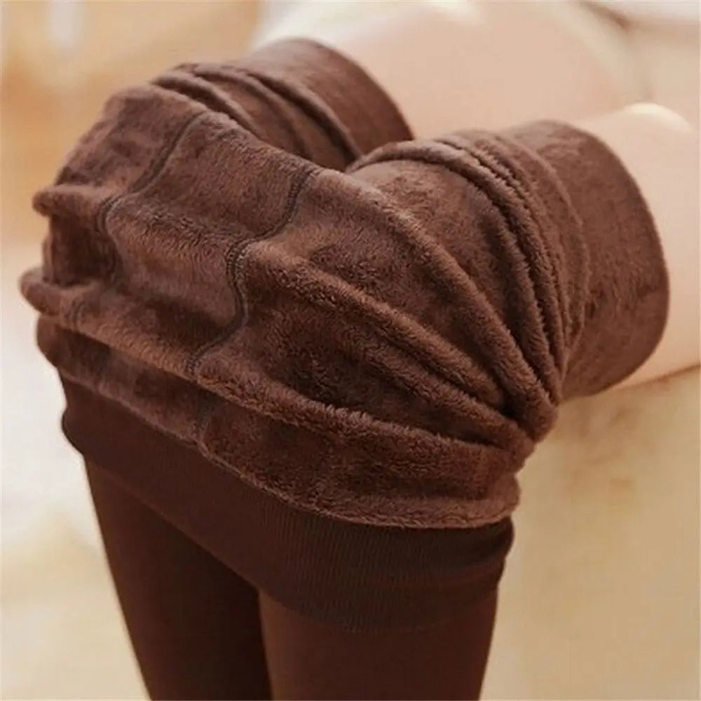 ❄️ Women’s Winter Thermal Warm Thick Pantyhose – Fluff Lined Slim Leggings