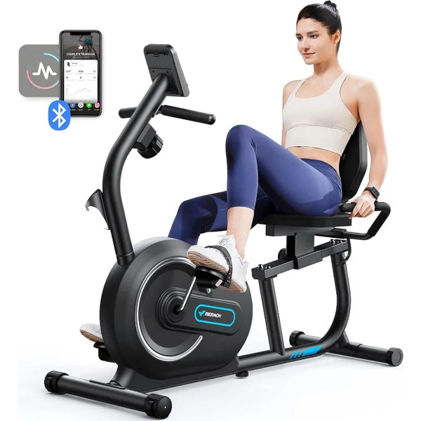 Recumbent Exercise Bike with Smart Bluetooth