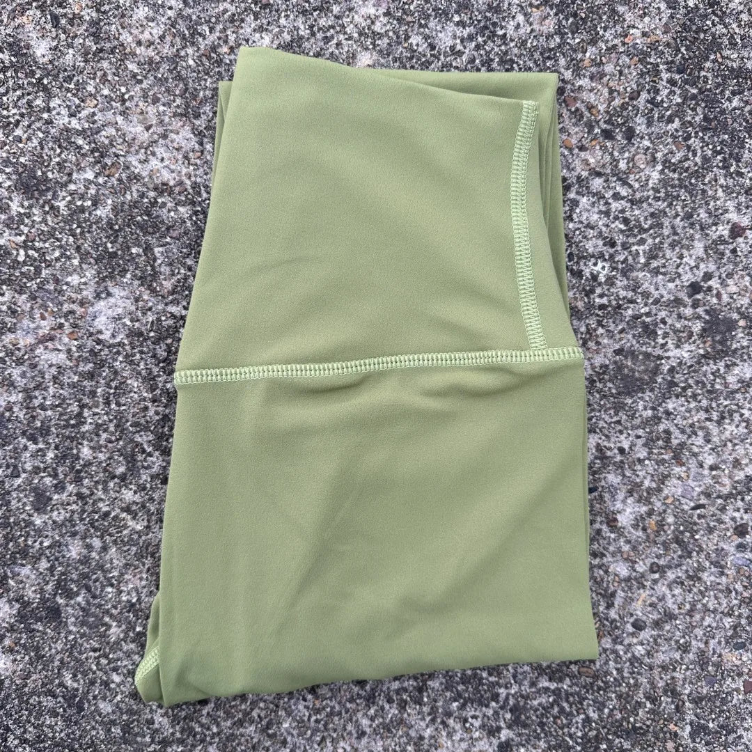 🧘 Solid Color High Waist Yoga Leggings – Buttery Soft Women’s Sport Pants