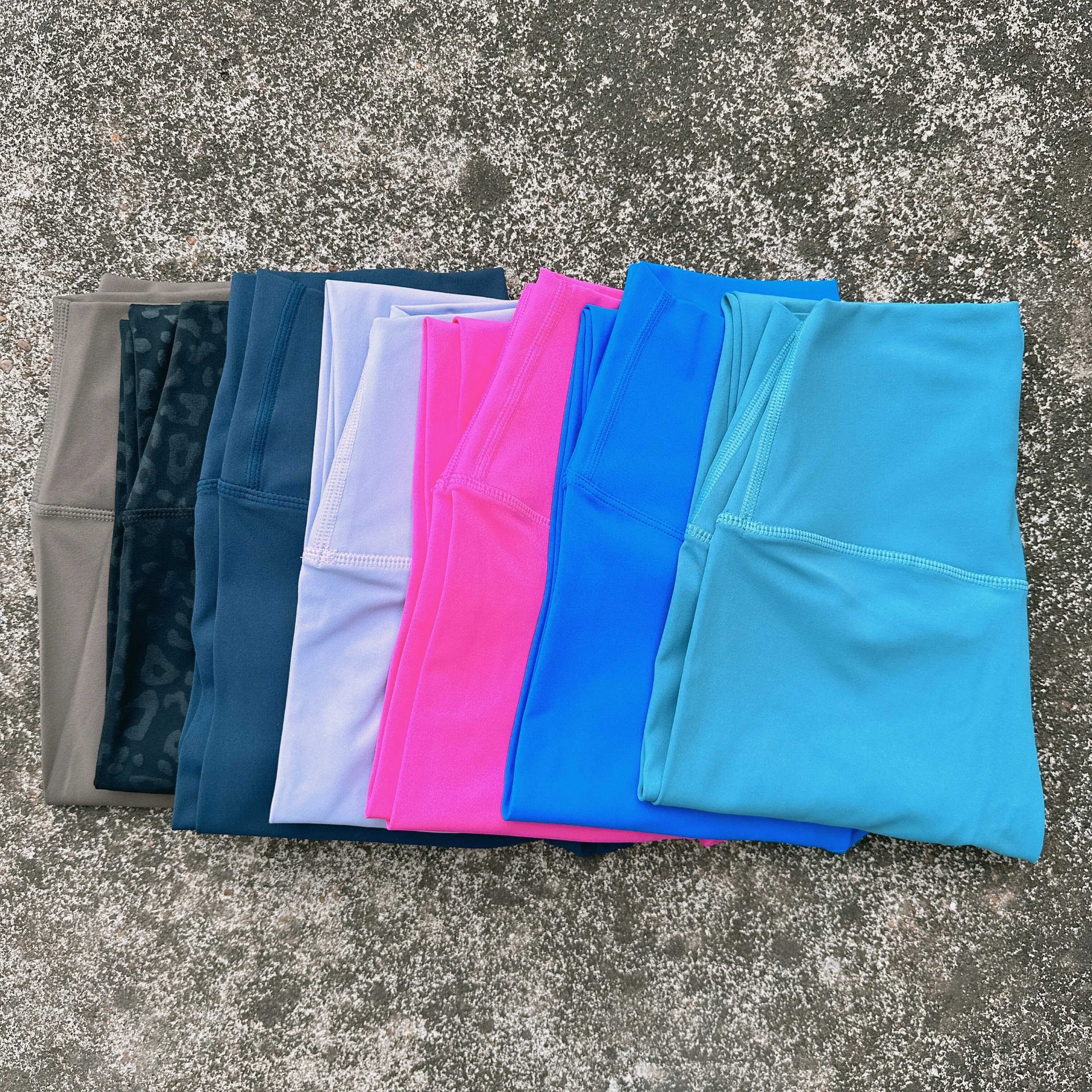 🧘 Solid Color High Waist Yoga Leggings – Buttery Soft Women’s Sport Pants