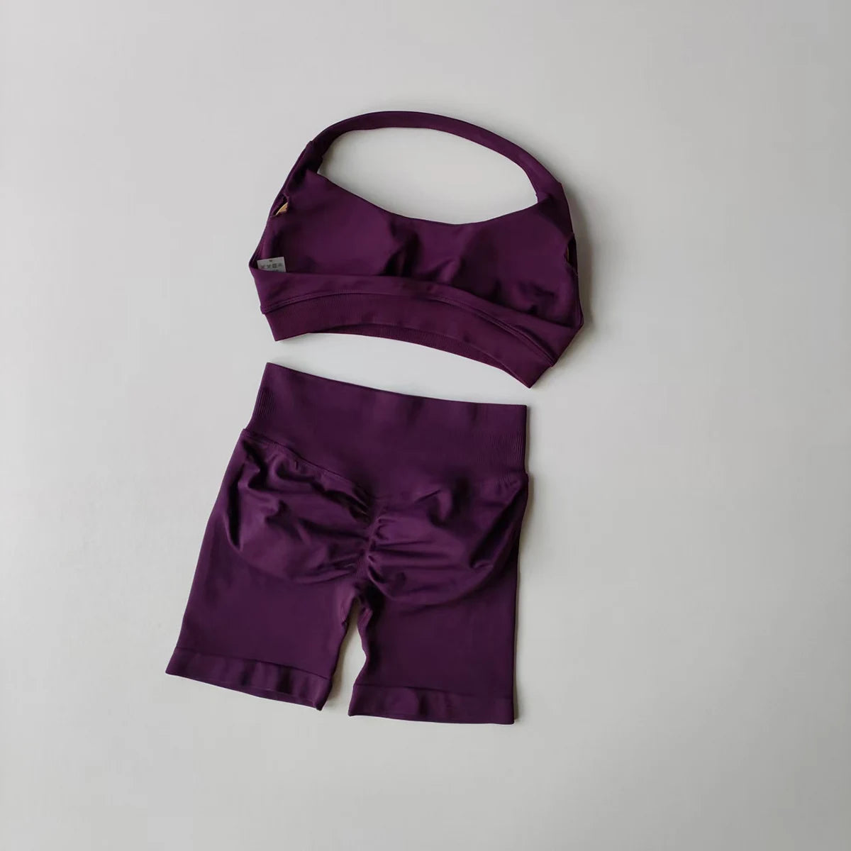 :  🧘‍♀️ 2 Pieces Seamless Yoga Set – Women’s Sports Bra & Shorts Workout Outfit
