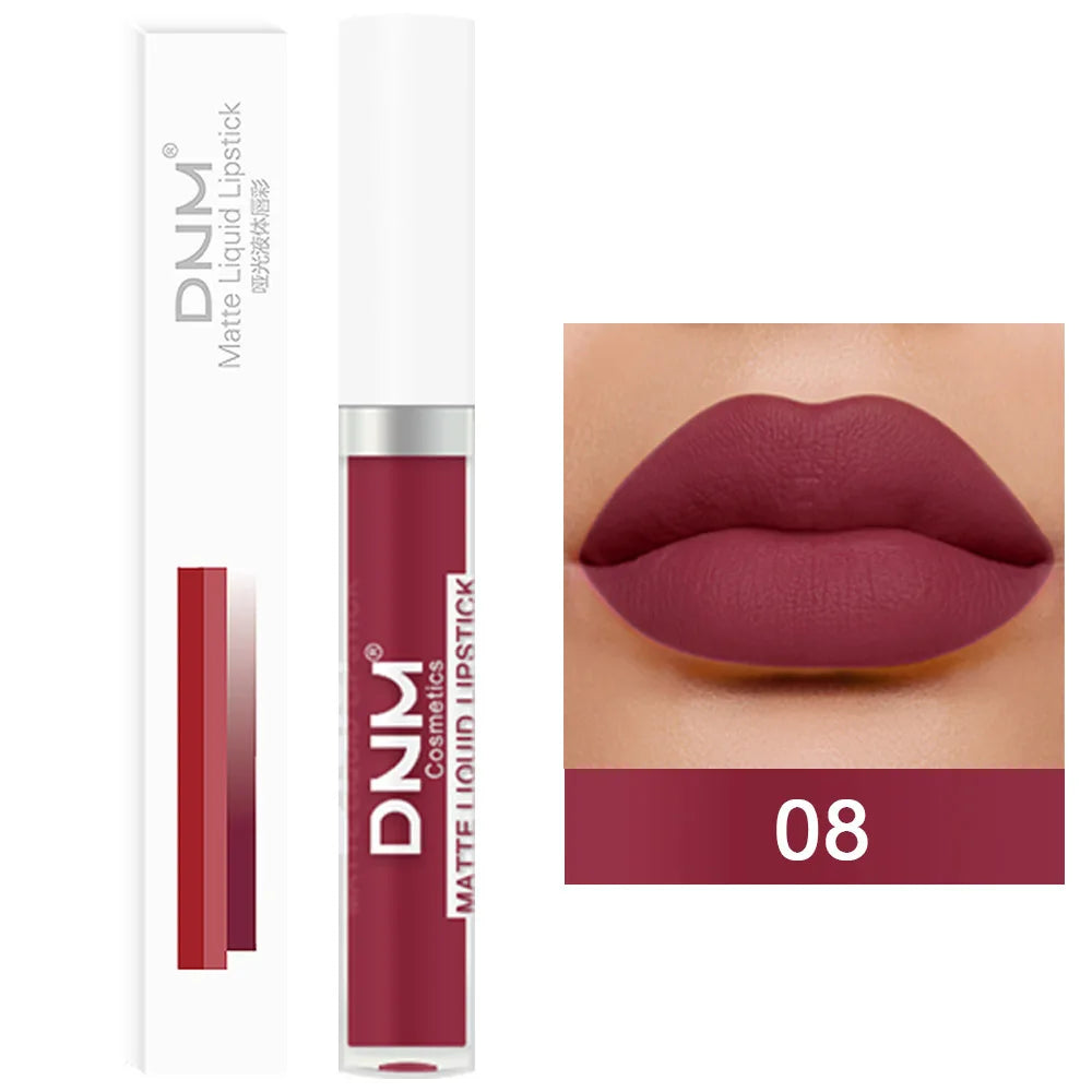 💄 18 Colors Matte Velvet Lip Glaze – Waterproof, Long-Lasting Lip Color