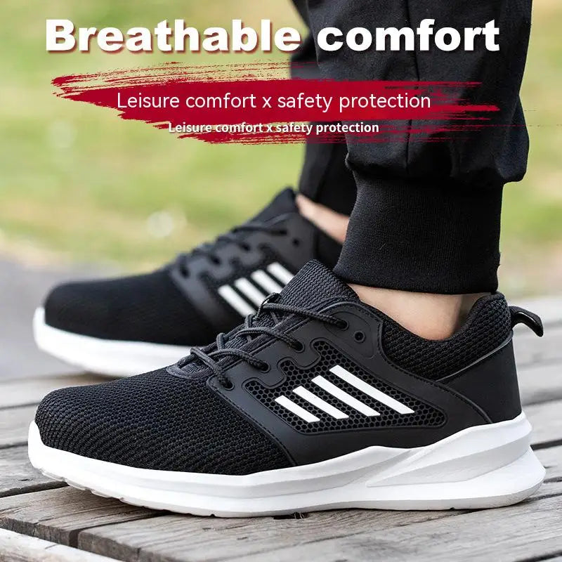 🛠️ Steel Toe Work Sneakers – Indestructible Safety & Style