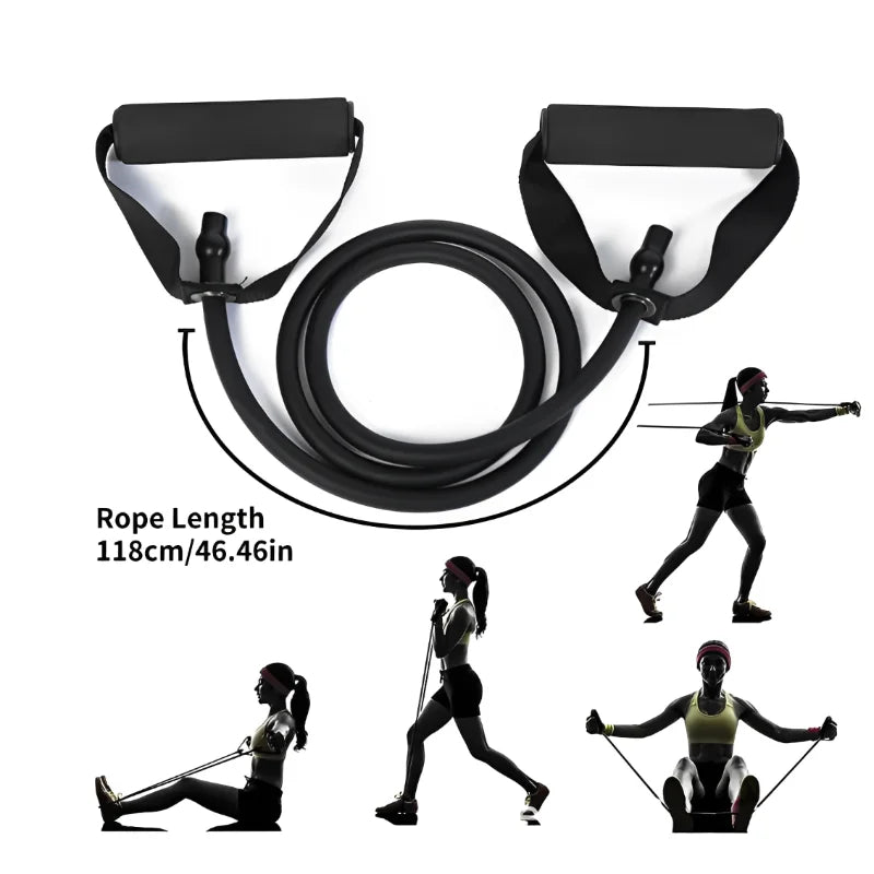 Resistance Bands with Handles – 5-Level Full-Body Workout for Home or Gym