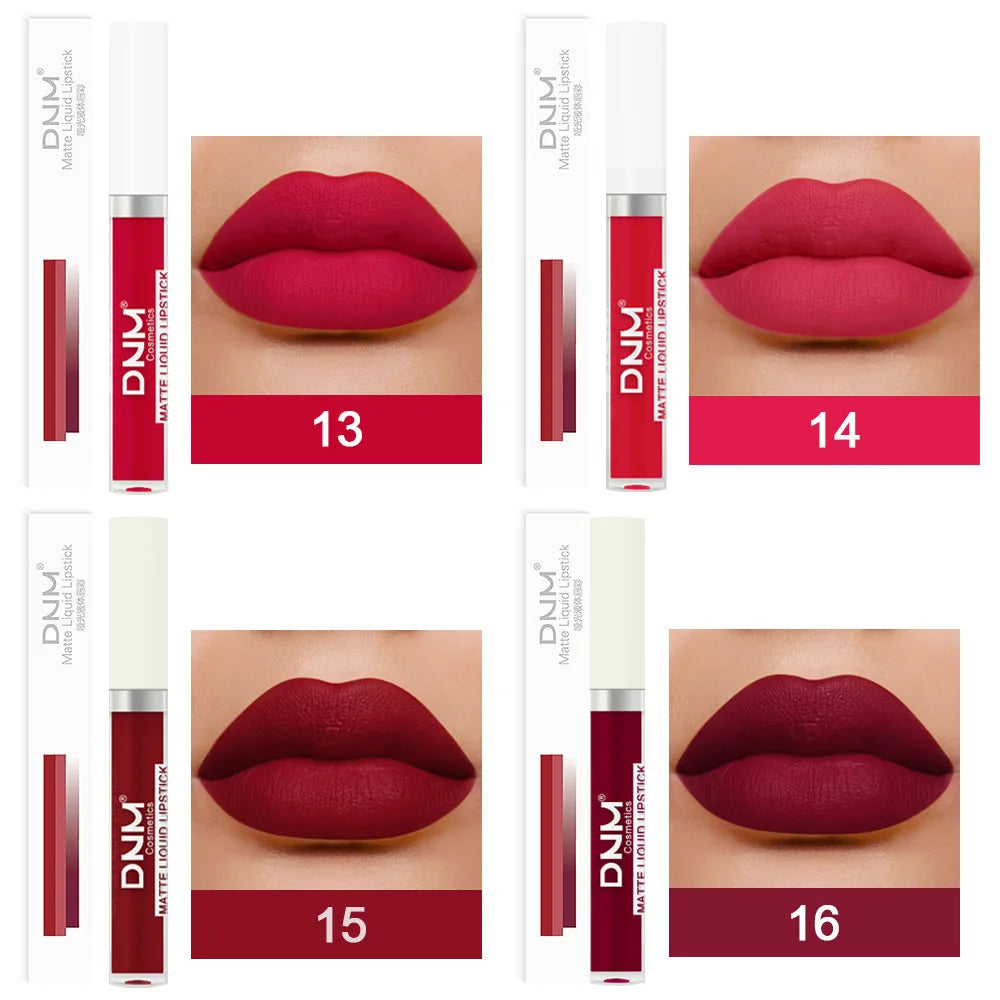 💄 18 Colors Matte Velvet Lip Glaze – Waterproof, Long-Lasting Lip Color