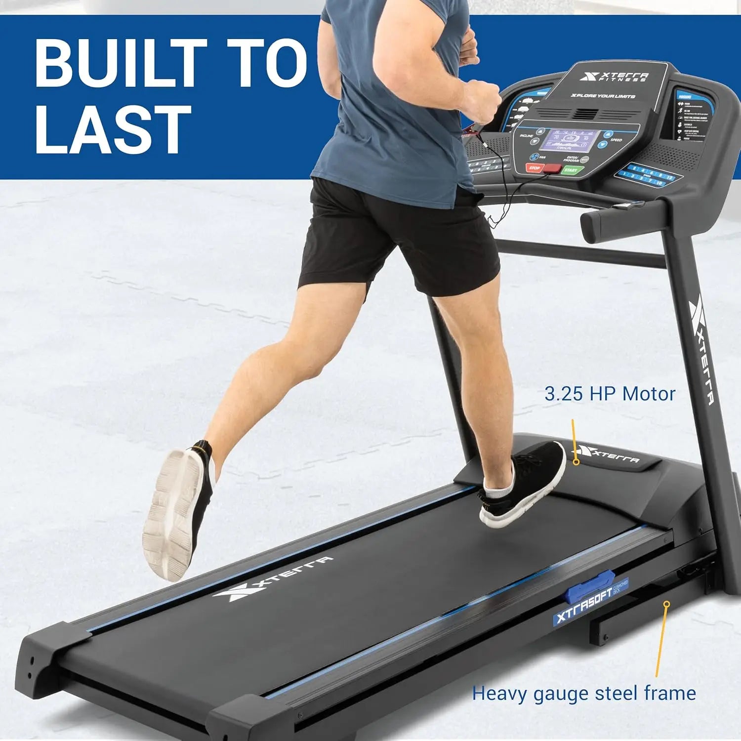 Premium Folding Smart Treadmill with Speed & Incline Controls