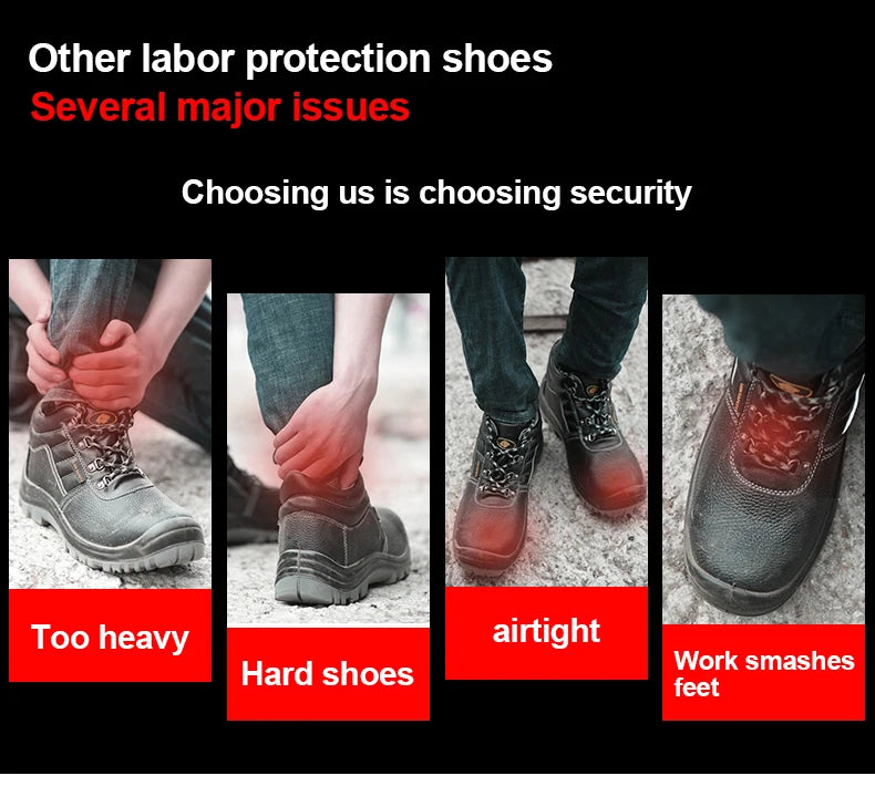 🛠️ Steel Toe Work Sneakers – Indestructible Safety & Style