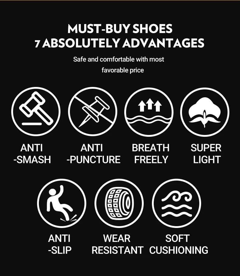 🛠️ Steel Toe Work Sneakers – Indestructible Safety & Style