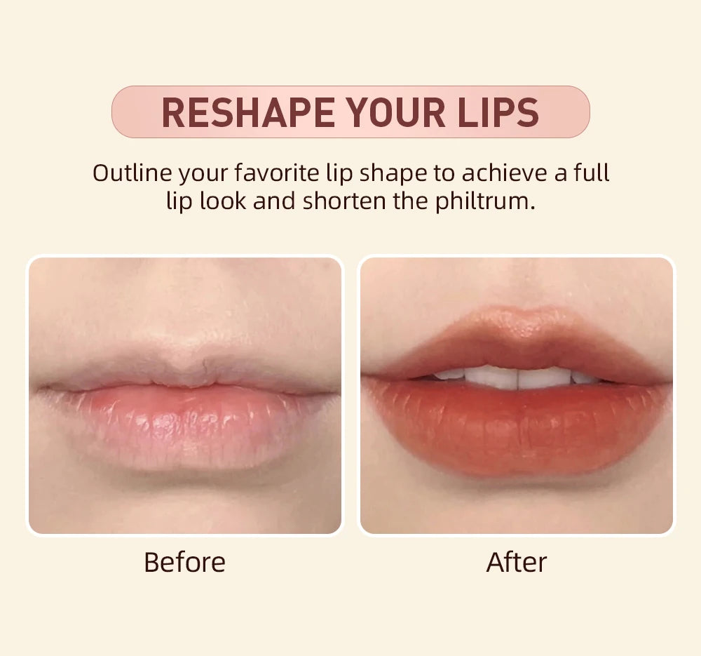:  💋 QIBEST 2pcs Lipstick & Lipliner Pen Set – Matte Nude Waterproof Duo