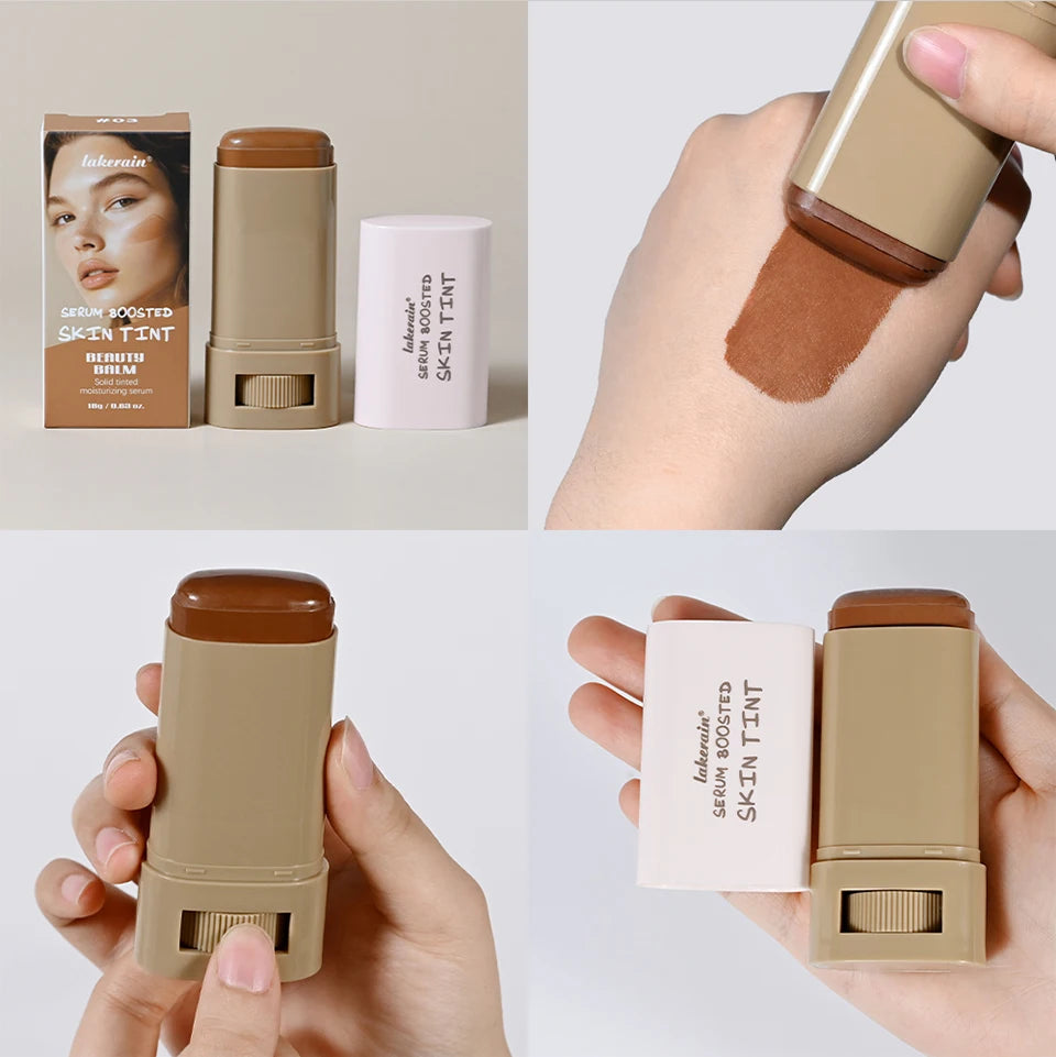 Serum-Boosted Stick Foundation – Smooth, Plump & Glow On the Go
