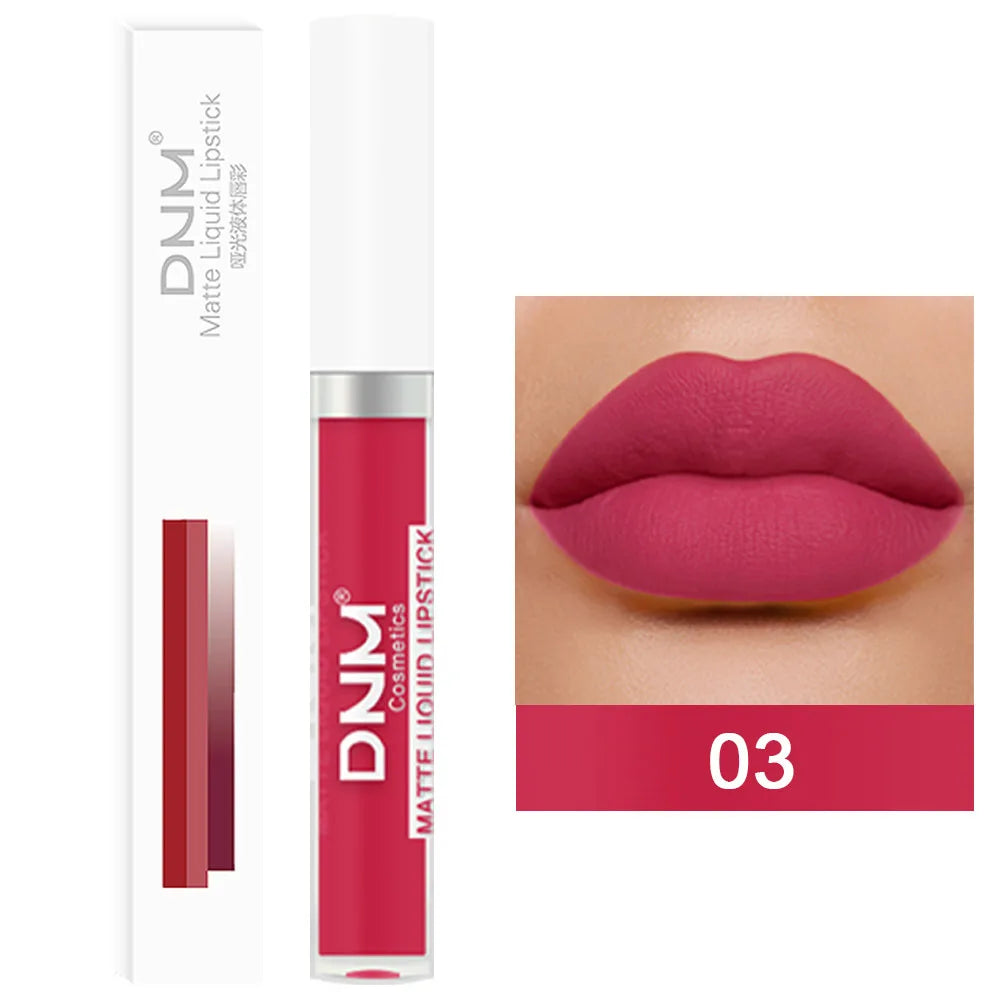 💄 18 Colors Matte Velvet Lip Glaze – Waterproof, Long-Lasting Lip Color