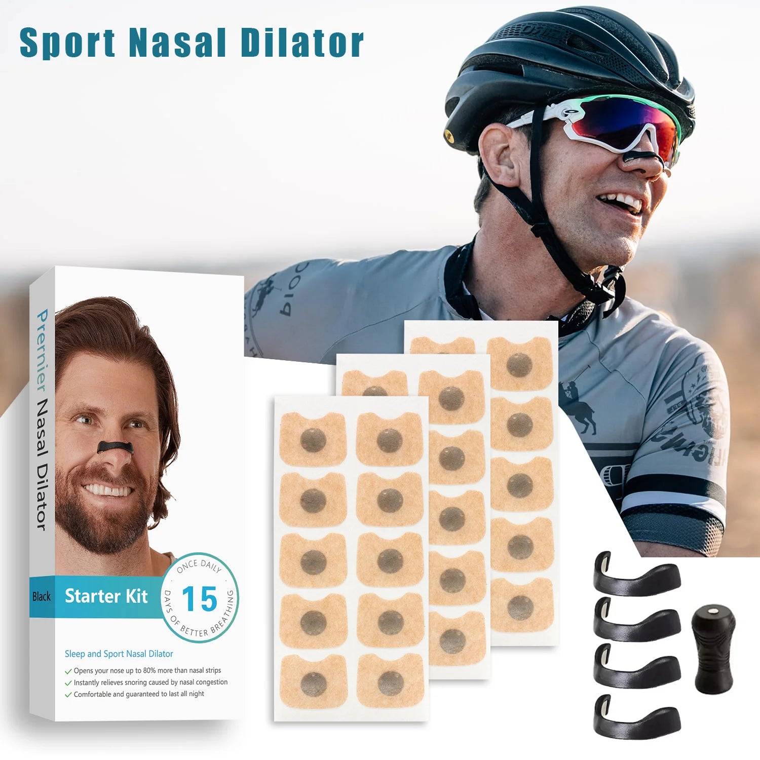 15 Pairs Magnetic Nasal Breathing Dilators – Breathe Better, Sleep Deeper, Train Harder