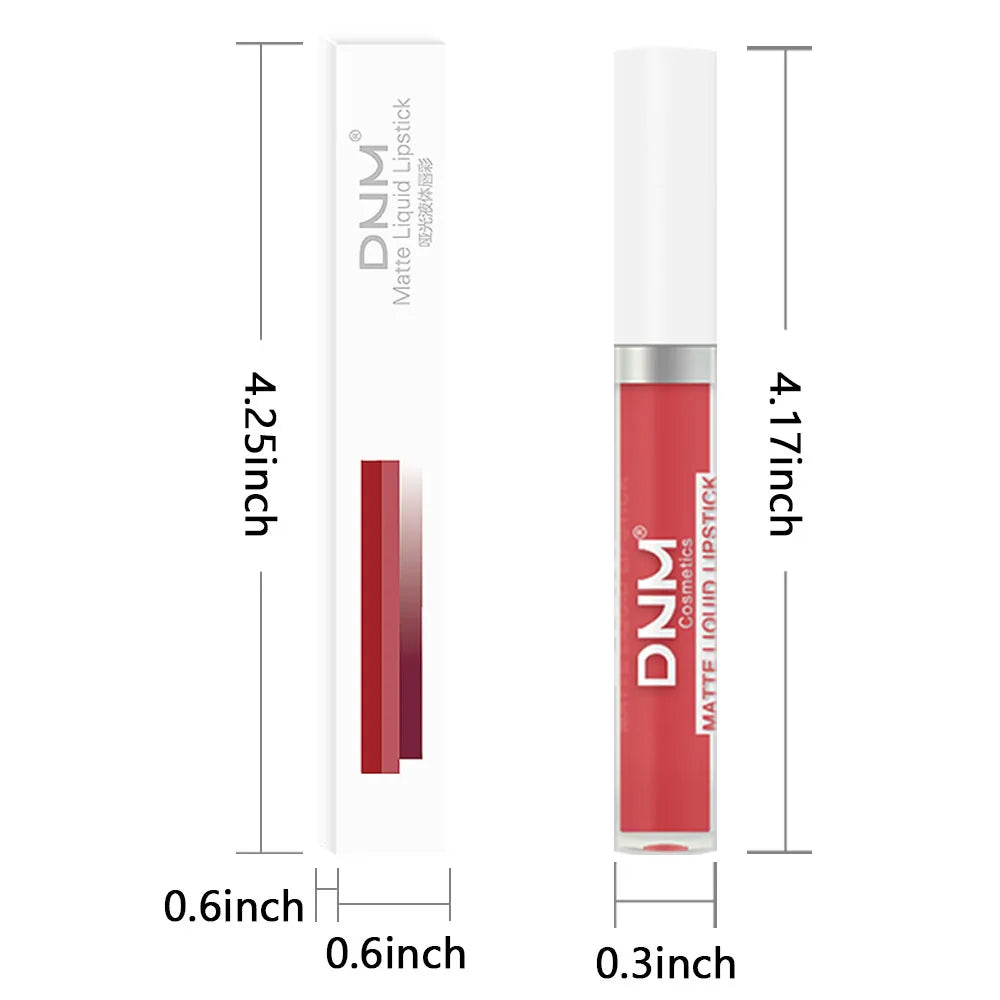 💄 18 Colors Matte Velvet Lip Glaze – Waterproof, Long-Lasting Lip Color