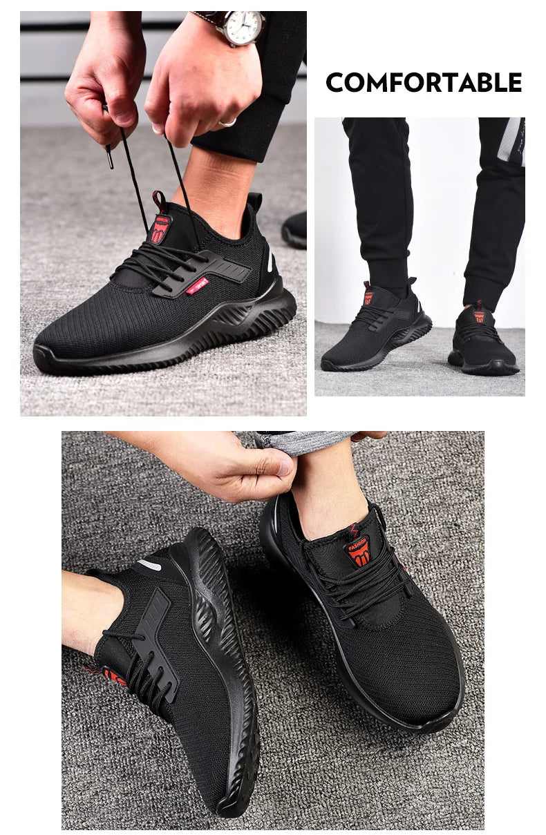 🛠️ Steel Toe Work Sneakers – Indestructible Safety & Style