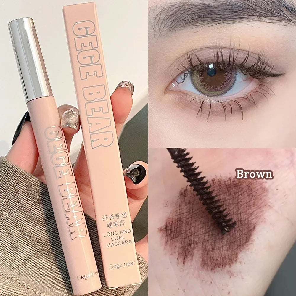 💫 Silk Fiber Matte Mascara – Ultra-Fine Brush Lengthening & Curling