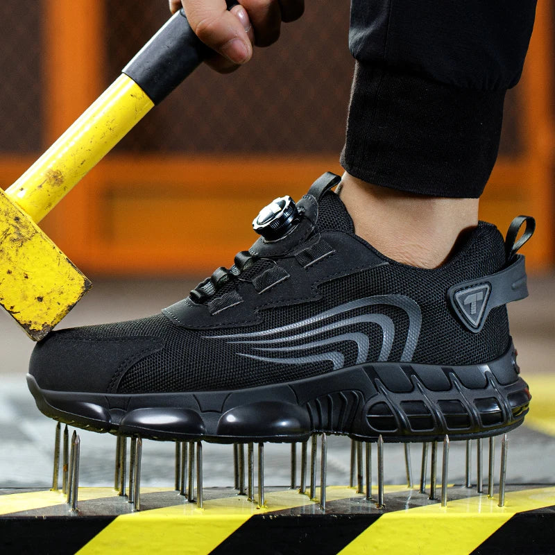 👟 Rotary Button Safety Shoes – Fashion Meets Protection